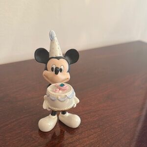 Mickey Mouse Figurine with Cake